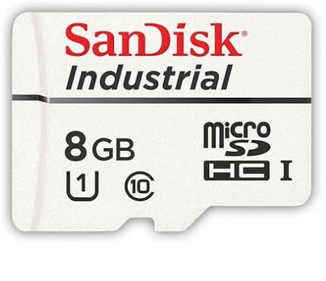 8GB Micro SDHC Industrial Grade Memory Card